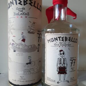 RHUM BLANC MONTEBELLO  70 cl 77° cuvée  BOLOKOS 2020