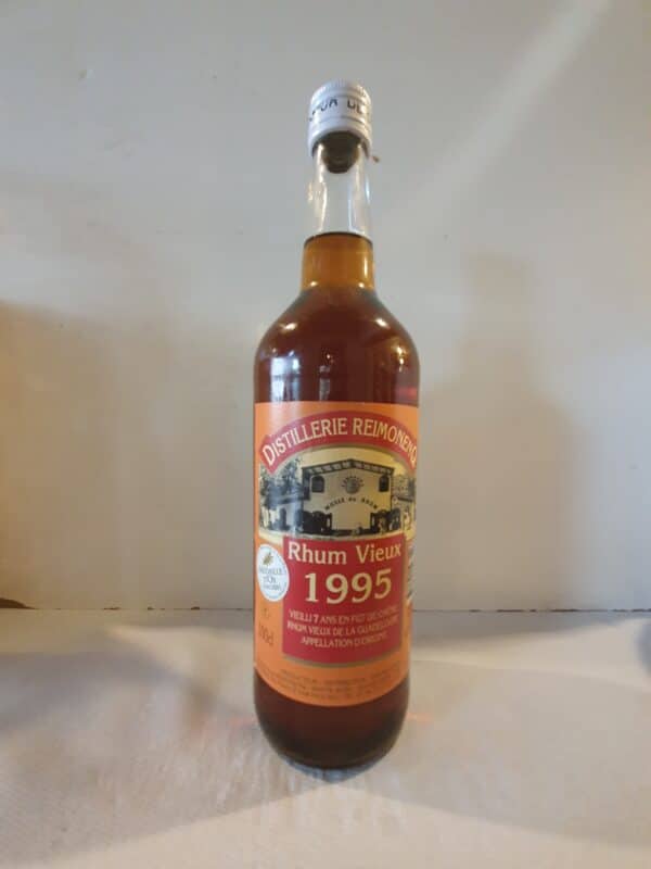 RHUM VIEUX REIMONENQ 1 L 40° MILLESIME  1995