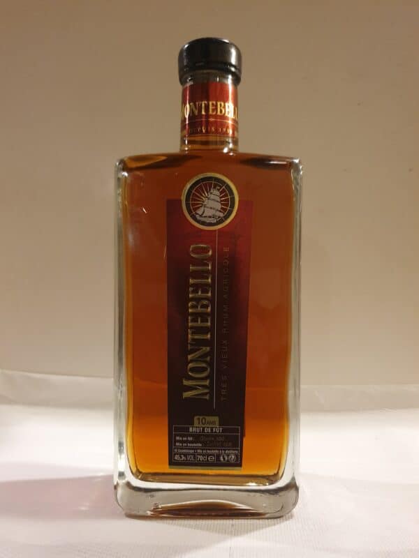 RHUM VIEUX MONTEBELLO 70 cl 45,3° millésime 2010