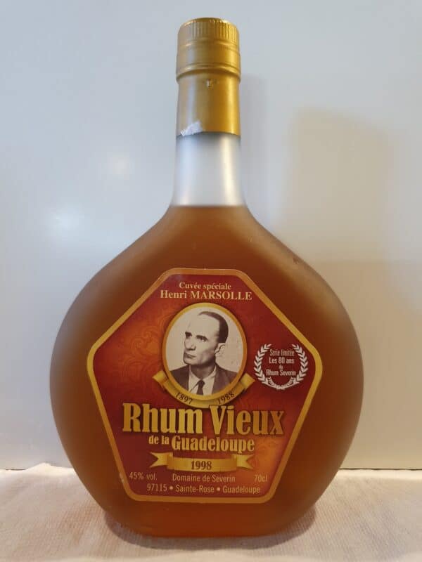 RHUM VIEUX SEVERIN 70 cl 45° MILLESIME 1998