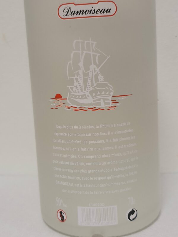 RHUM BLANC DAMOISEAU  70 cl 50° DOJO – Image 2