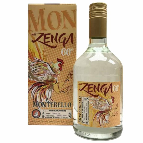 RHUM BLANC MONTEBELLO ZENGA 70 cl 60°