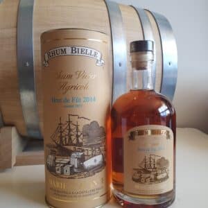 RHUM VIEUX BIELLE 70 cl 57.8° MILLESIME 2014 BRUT DE FUT