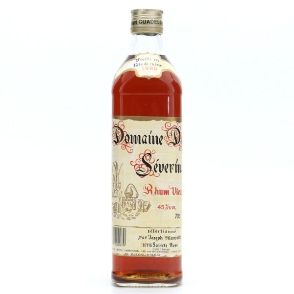 RHUM VIEUX SEVERIN 70 cl 45°millésime 1980