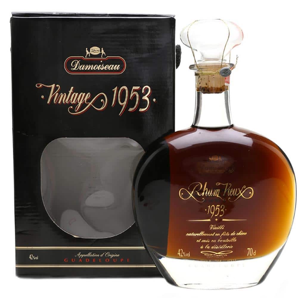 RHUM VIEUX DAMOISEAU 70 cl 42° millésime 1953 - Rhum Caraibes