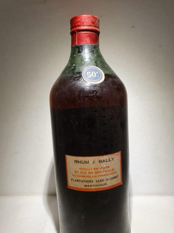 RHUM VIEUX BALLY 70 cl 50° millésime 1939 – Image 2