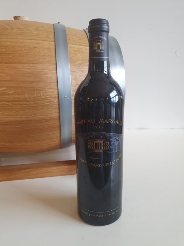 VIN CHATEAU MARGAUX 75 CL MILLESIME 2015  1ER GRAND CRU CLASSE