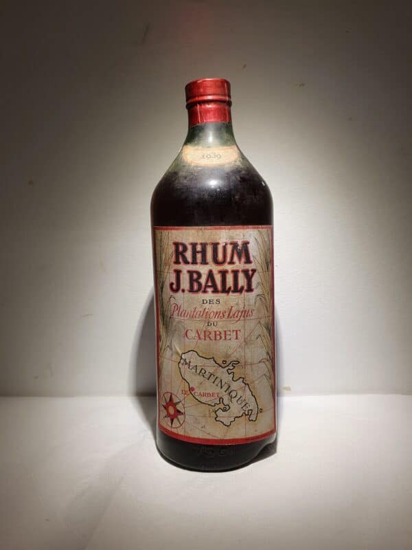 RHUM VIEUX BALLY 70 cl 50° millésime 1939