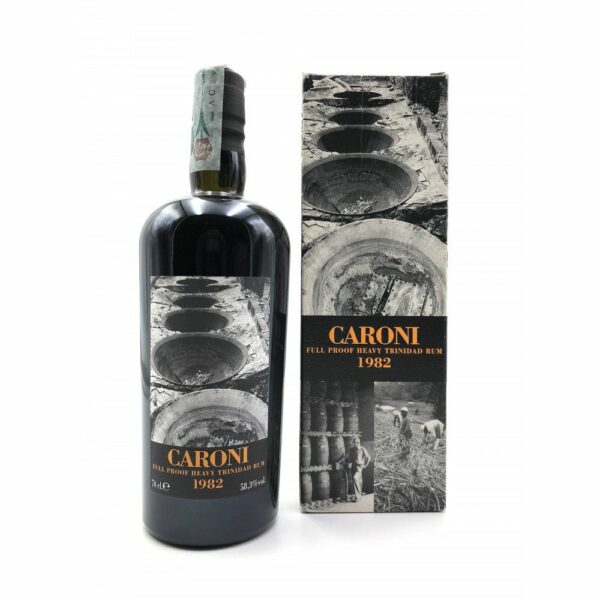 RHUM VIEUX CARONI 70 cl 58.3°millésime 1982
