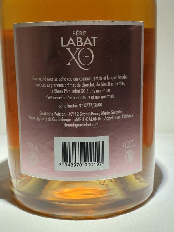 RHUM VIEUX XO PERE LABAT 42° 70 cl – Image 2