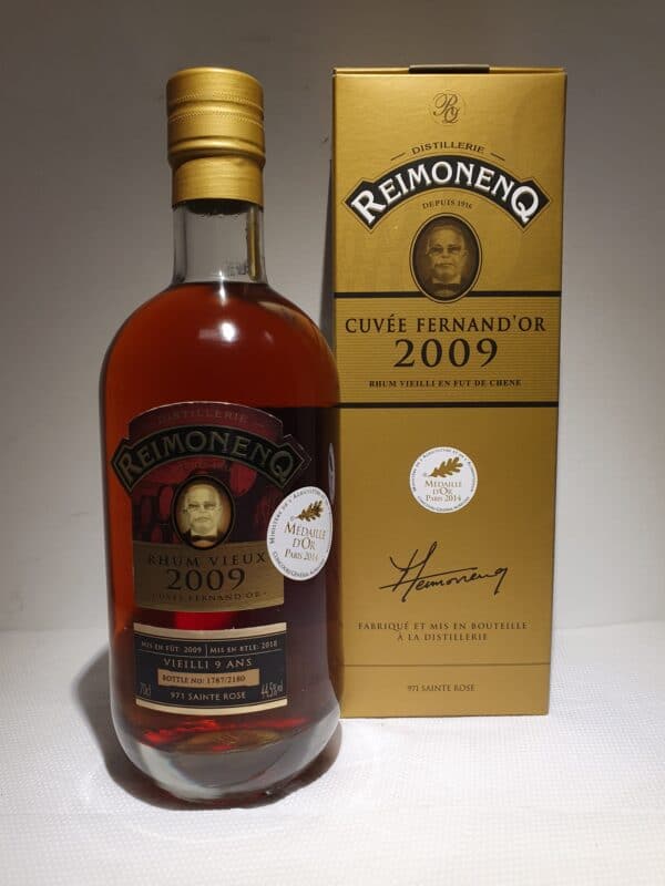 RHUM VIEUX REIMONENQ FERNAND D’OR 70 cl 44.5°