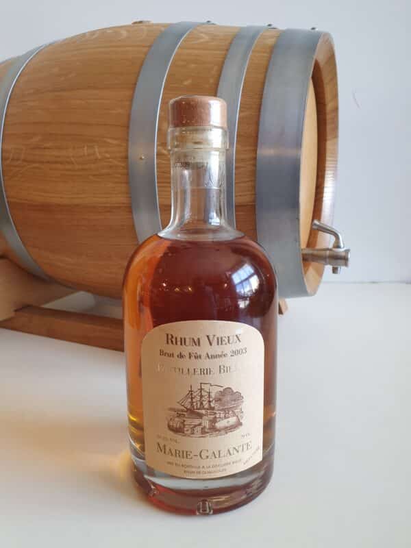 RHUM VIEUX BIELLE  70 cl 56.2 ° MILLESIME 2003