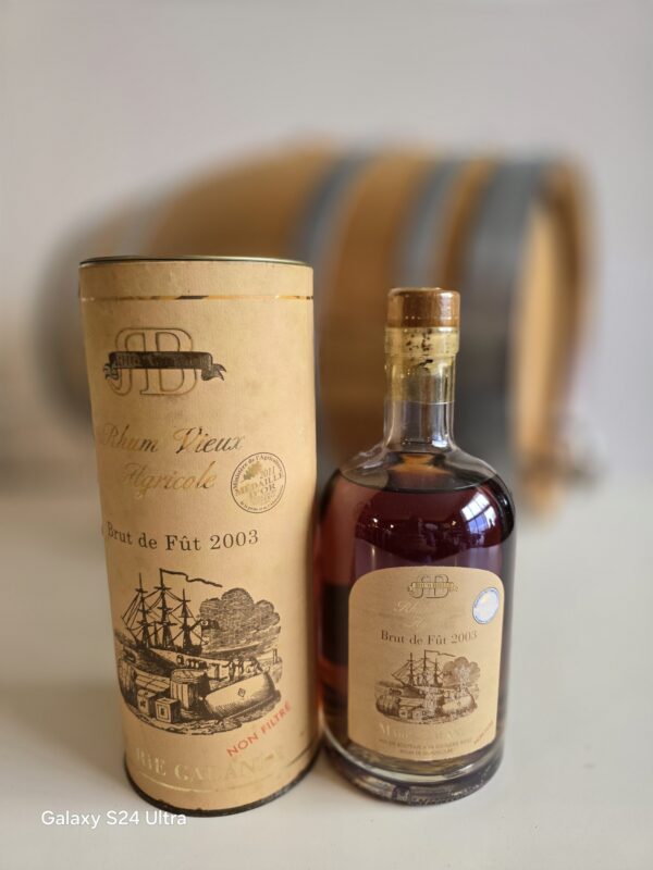 RHUM VIEUX BIELLE  70 cl 56.2 ° MILLESIME 2003