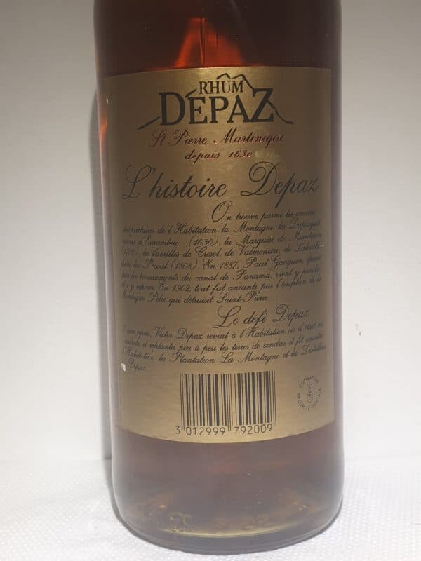 RHUM VIEUX DEPAZ 70 cl 45° MILLESIME 1979 – Image 4