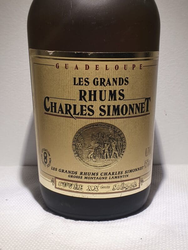 RHUM VIEUX SIMONNET 70 cl 45°MILLESIME 1975 – Image 3