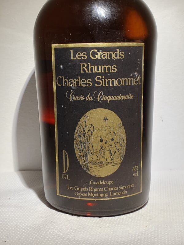 RHUM VIEUX SIMONNET 70 cl 45° MILLESIME 1969 – Image 3