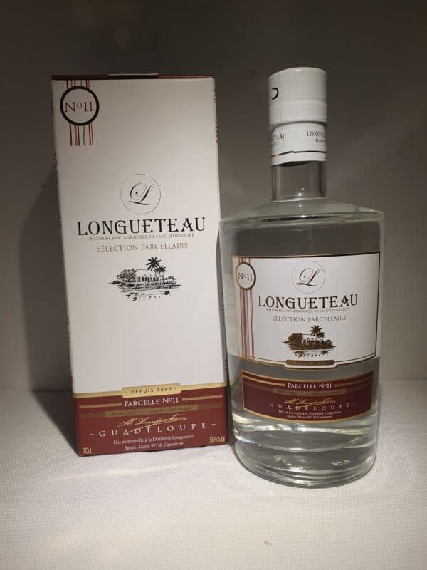 RHUM BLANC LONGUETEAU 70 CL 55° MILLESIME 2020 PARCELLAIRE 11