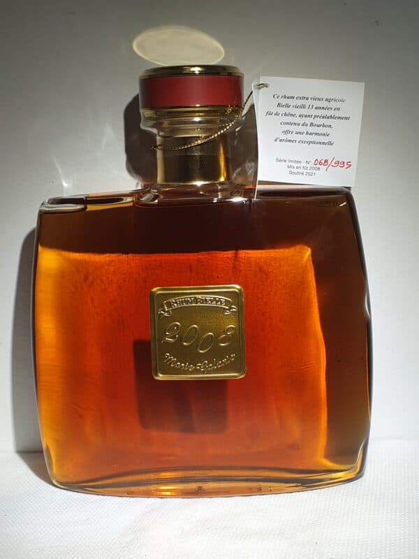 RHUM VIEUX BIELLE BRUT DE FUT 70 cl 55.1 ° Millésime 2008 – Image 3