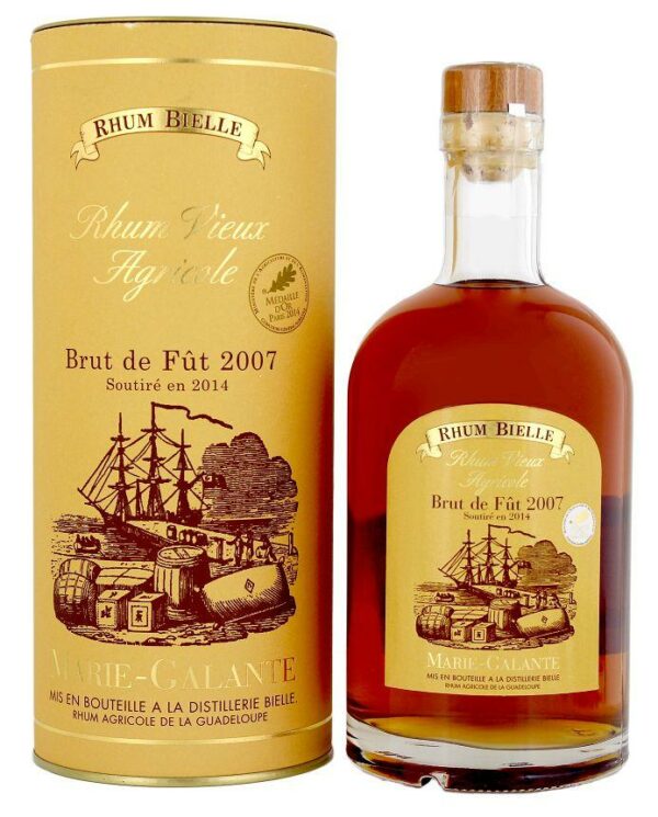RHUM VIEUX BIELLE 70 cl 55.4° MILLESIME 2007