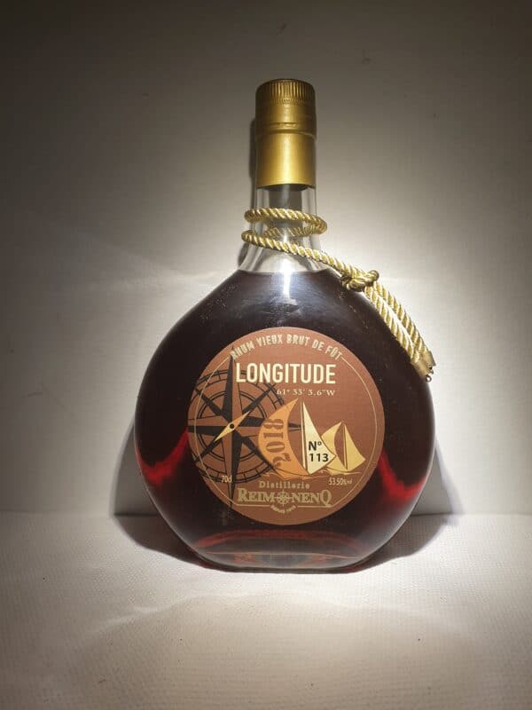 RHUM VIEUX LONGITUDE 70cl  53.5° BDF millésime 2007