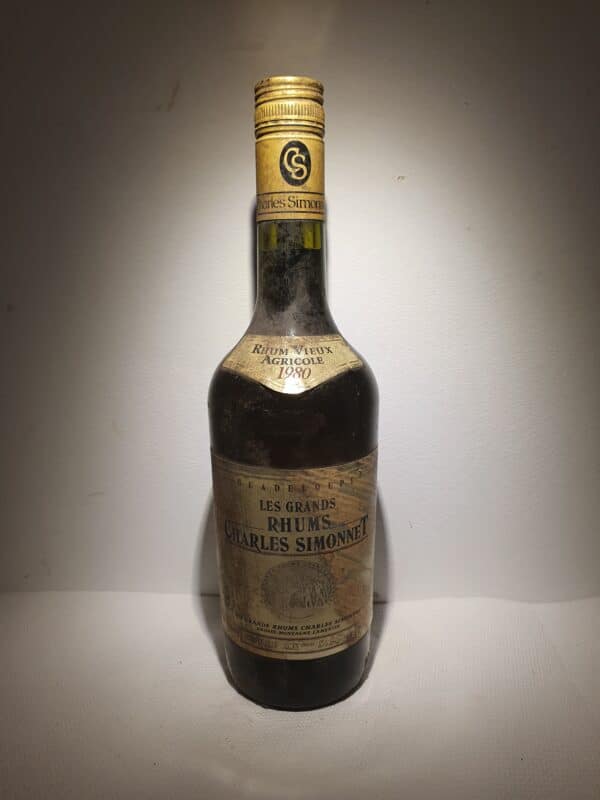 RHUM VIEUX SIMONNET 70 CL 45° Millésime 1980