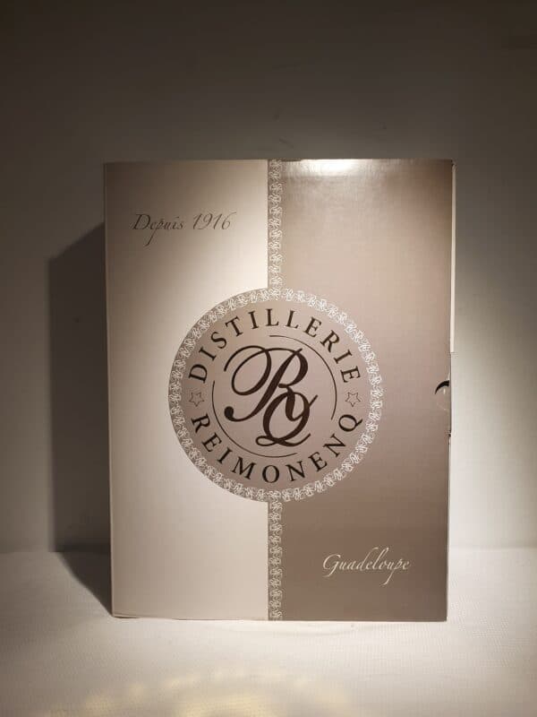 RHUM VIEUX REIMONENQ 70 cl 40° RESERVE 2013 EN  COFFRET 2 VERRES – Image 2