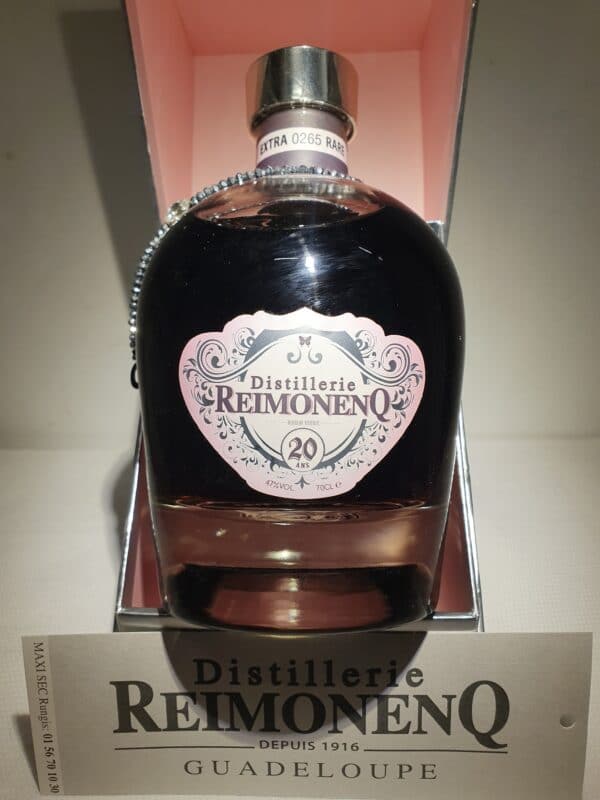 RHUM VIEUX REIMONENQ 70 cl 47°EXTRA RARE 20 ANS AGE MILLESIME 1998 – Image 3