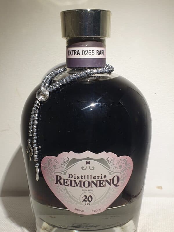 RHUM VIEUX REIMONENQ 70 cl 47°EXTRA RARE 20 ANS AGE MILLESIME 1998 – Image 2