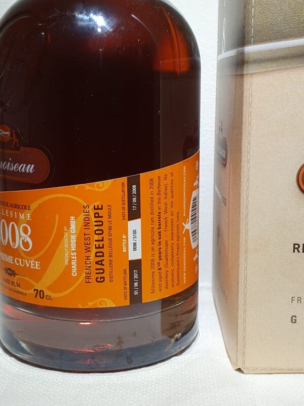 RHUM VIEUX DAMOISEAU 70 cl 47.9% CUVEE SUBPRIME 2008 – Image 2