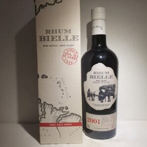 RHUM VIEUX BIELLE 70 cl 53.7° LMDW MILLESIME 2001 FUT 2
