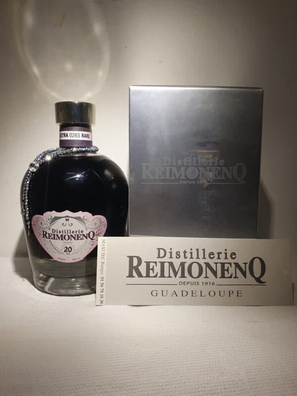 RHUM VIEUX REIMONENQ 70 cl 47°EXTRA RARE 20 ANS AGE MILLESIME 1998