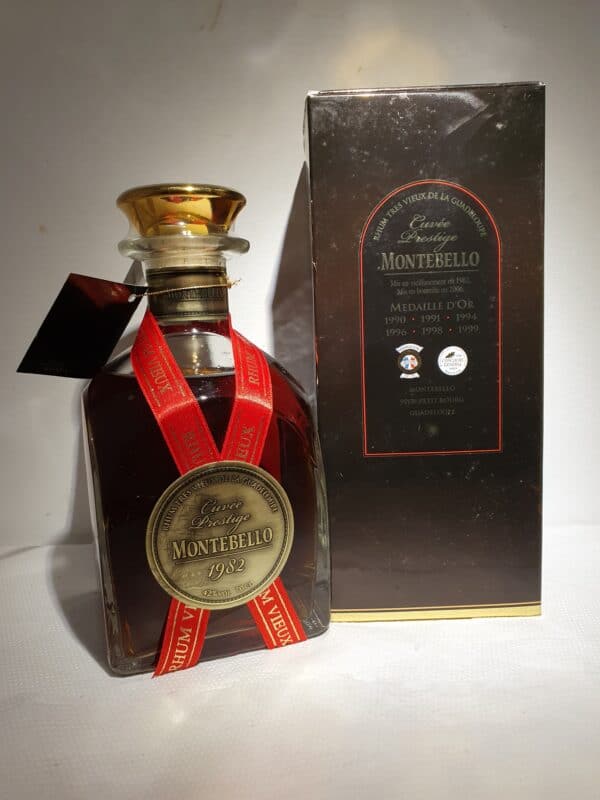 RHUM VIEUX MONTEBELLO 70 cl 42° MILLESIME 1982 24 ANS – Image 5