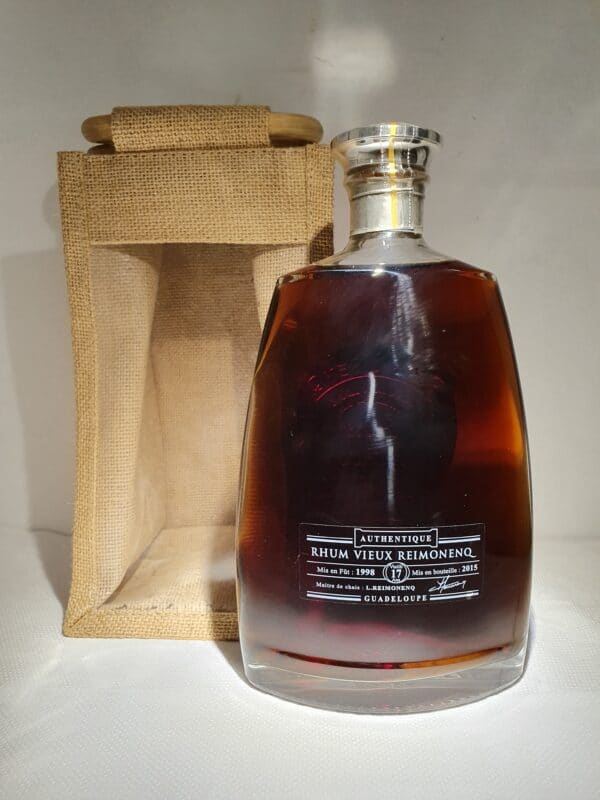 RHUM VIEUX REIMONENQ 70 cl 40% HORS AGE +11 ANS 1998 – Image 2