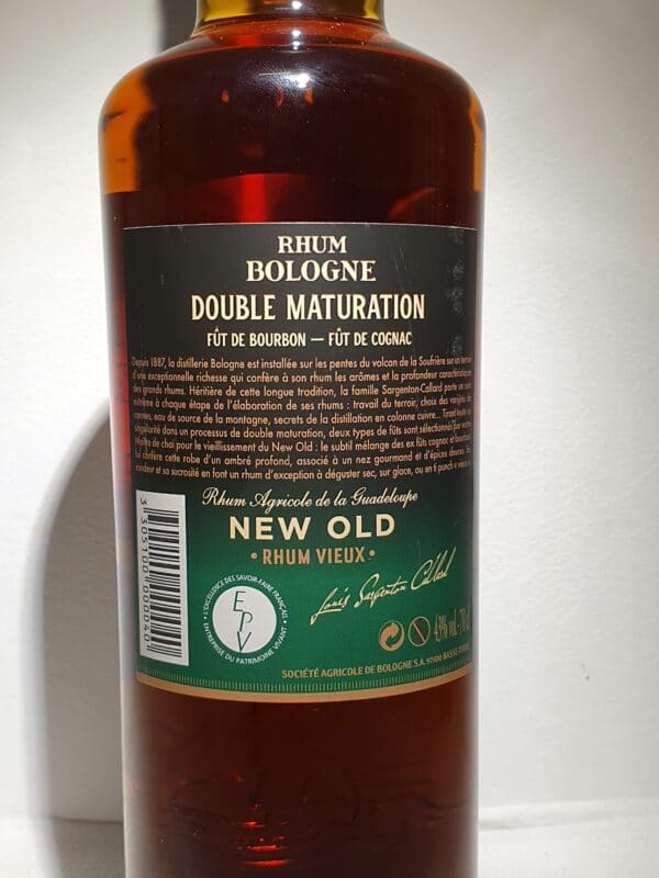 RHUM VIEUX BOLOGNE 70 cl 42° NEW OLD – Image 2