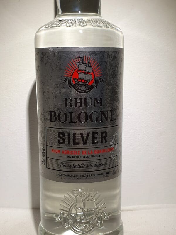 RHUM BLANC BOLOGNE 70 cl 40° SILVER – Image 2