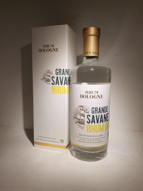RHUM BOLOGNE BLANC BIO 70 cl 61.2 ° GRANDE SAVANE