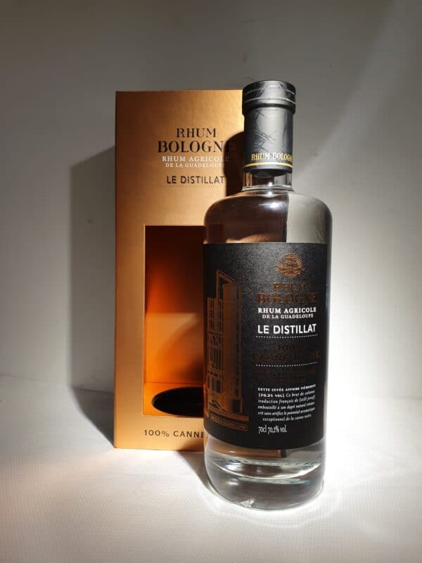 RHUM BLANC BOLOGNE 70 cl 70.2° LE DISTILLAT 100% CANNE NOIRE – Image 2