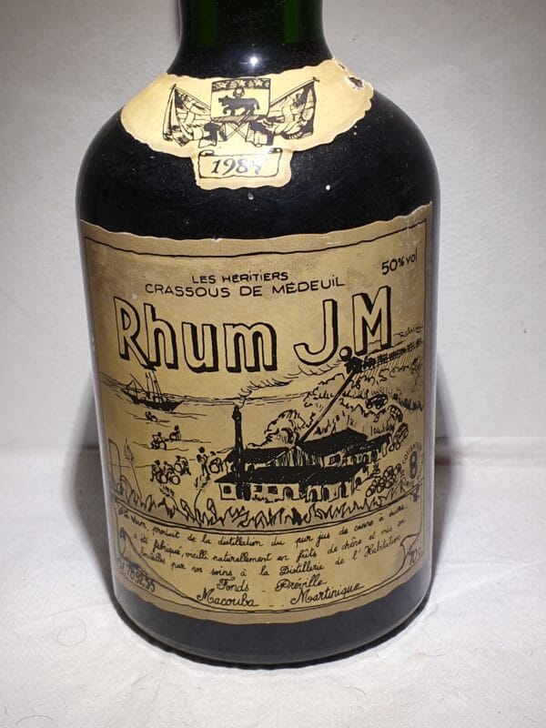 RHUM VIEUX JM 70 CL 50°MILLESIME 1984 – Image 2
