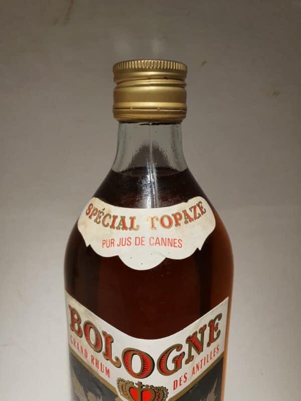 RHUM VIEUX BOLOGNE SPECIAL TOPAZE 70 cl 50° CIRCA 1950 – Image 2