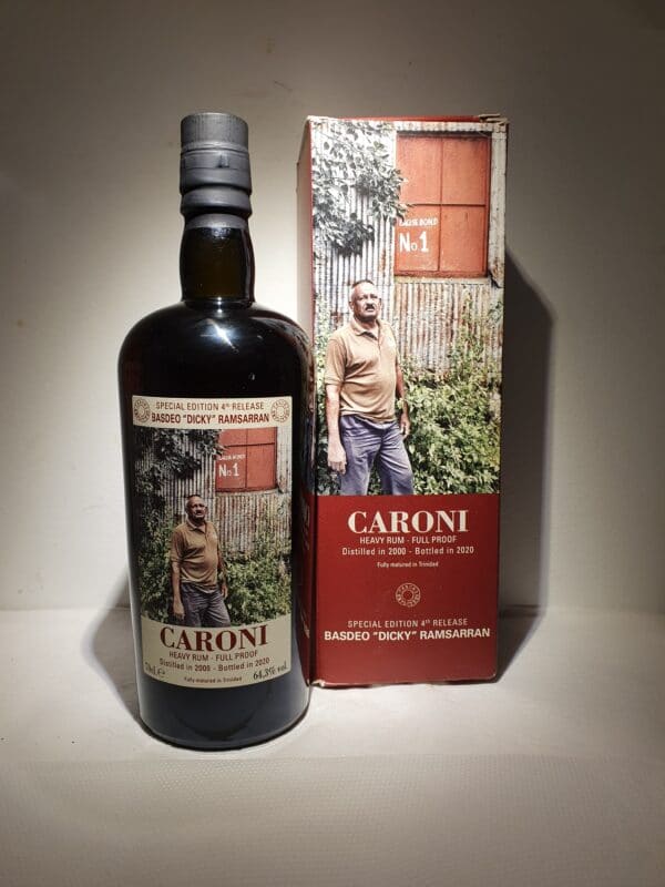 RHUM VIEUX CARONI EMPLOYEES BASDEO"DICKY"RAMSARRAN 70 CL 64.3°
