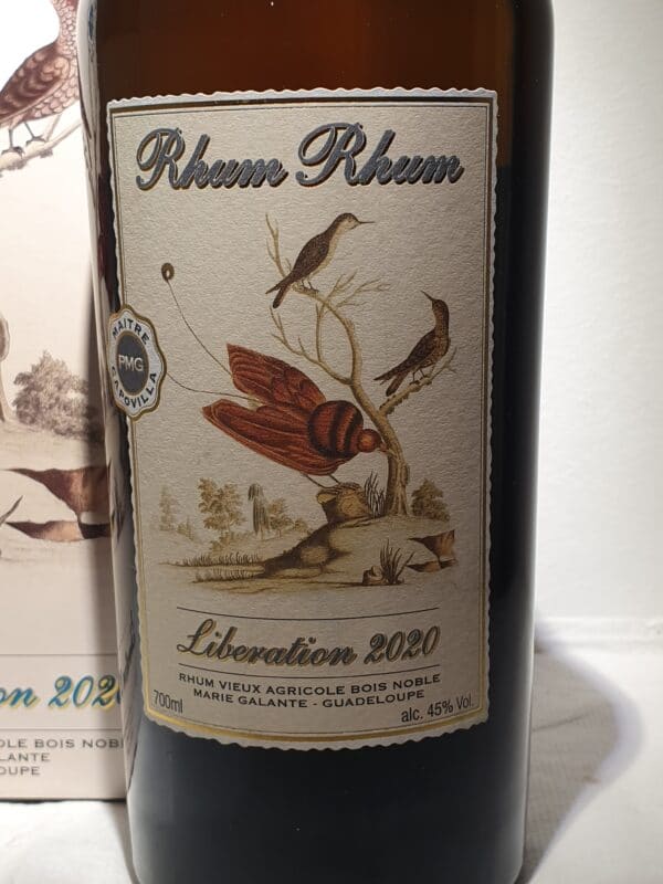 RHUM VIEUX LIBERATION 70 CL 45° MILLESIME 2020 – Image 2
