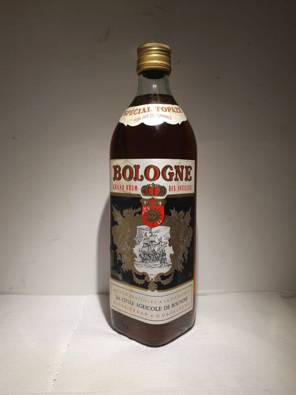 RHUM VIEUX BOLOGNE SPECIAL TOPAZE 70 cl 50° CIRCA 1950