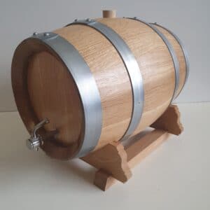 FUT DE CHENE FRANCAIS 10 L ROBINET INOX