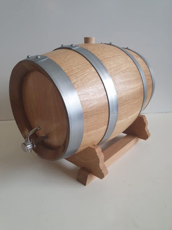 FUT DE CHENE FRANCAIS 10 L ROBINET INOX