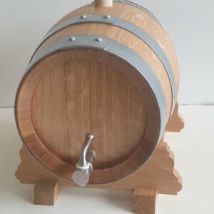 FUT DE CHENE FRANCAIS 20 L ROBINET INOX