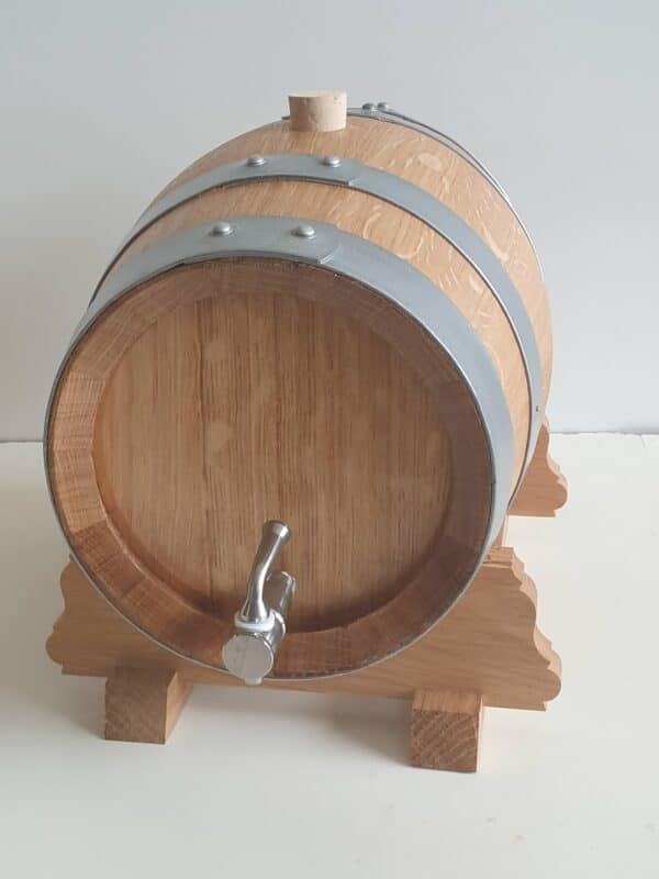 FUT DE CHENE FRANCAIS 20 L ROBINET INOX