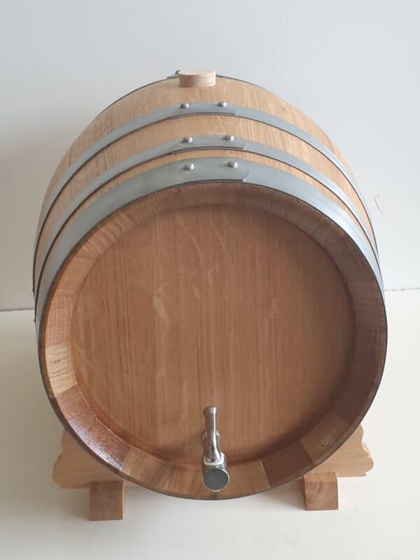 FUT DE CHENE FRANCAIS 20 L ROBINET INOX – Image 2