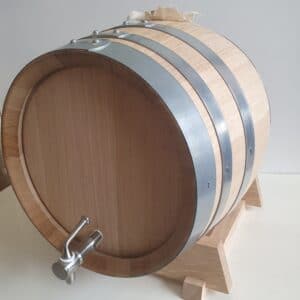 FUT DE CHENE FRANCAIS 28 L ROBINET INOX