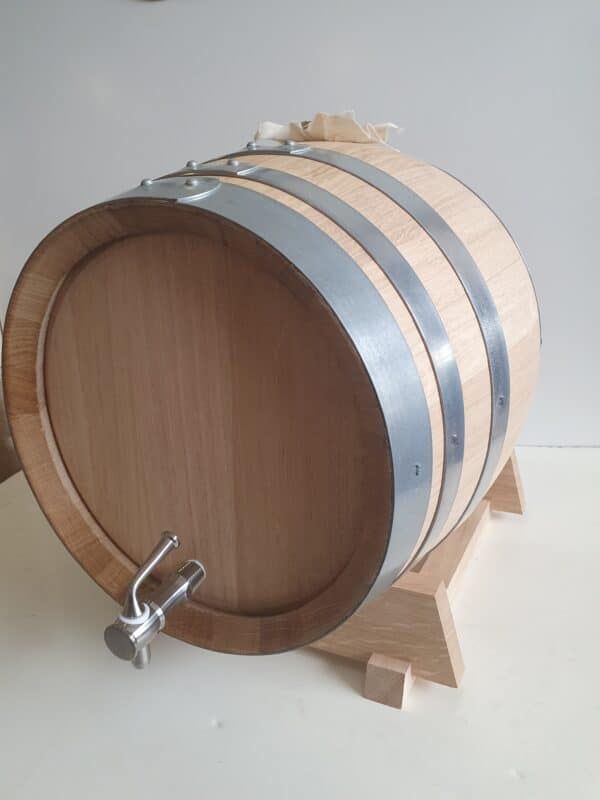 FUT DE CHENE FRANCAIS 28 L ROBINET INOX