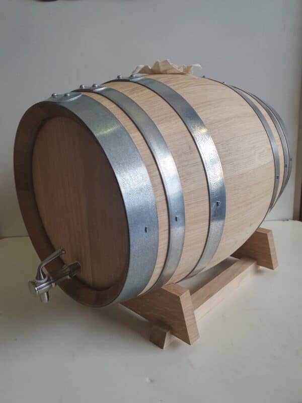 FUT DE CHENE FRANCAIS 28 L ROBINET INOX – Image 2